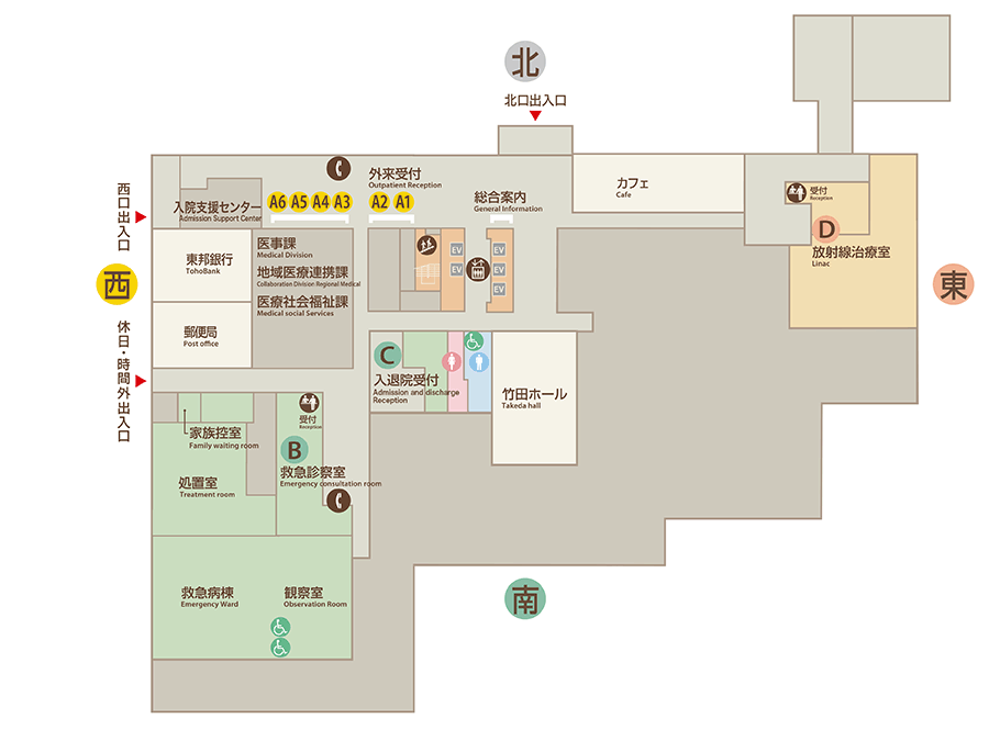 1階フロアマップ