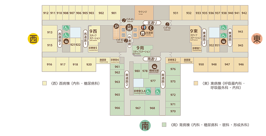 9階フロアマップ